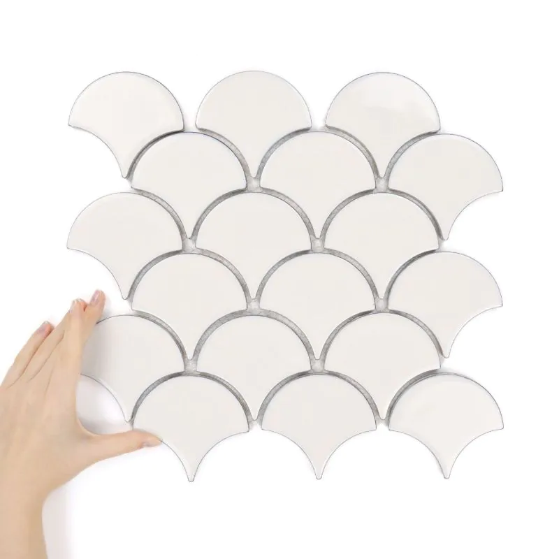 Płytka Flabellum Kremowy Połysk