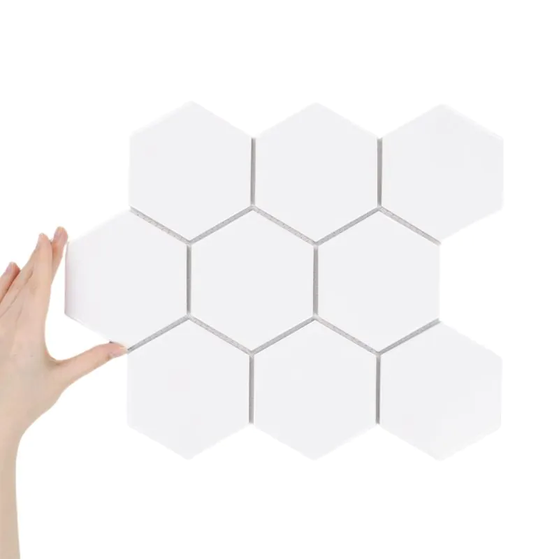 Płytka Heksagon XL Biały Połysk