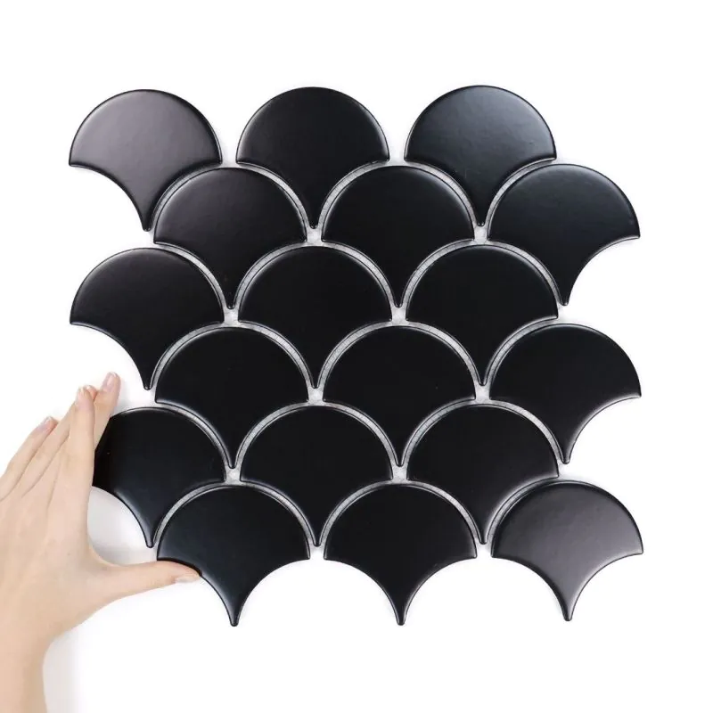 Płytka Flabellum Black Matowy