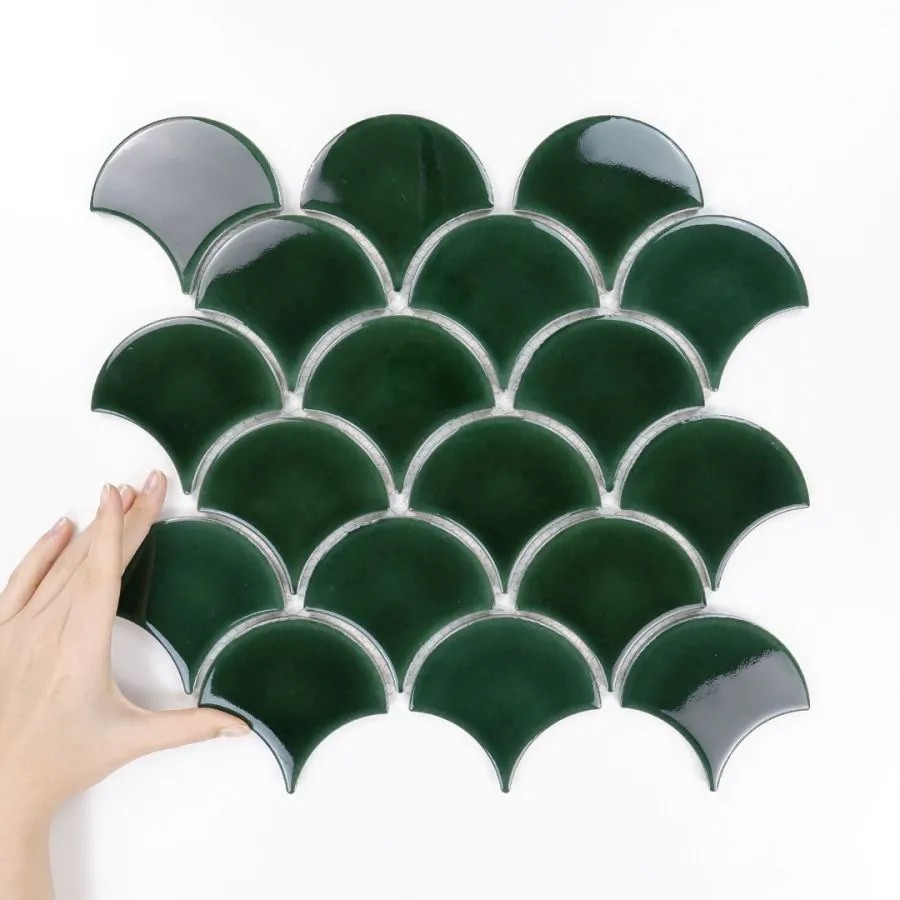 Płytka Flabellum Duże Emerald Połysk