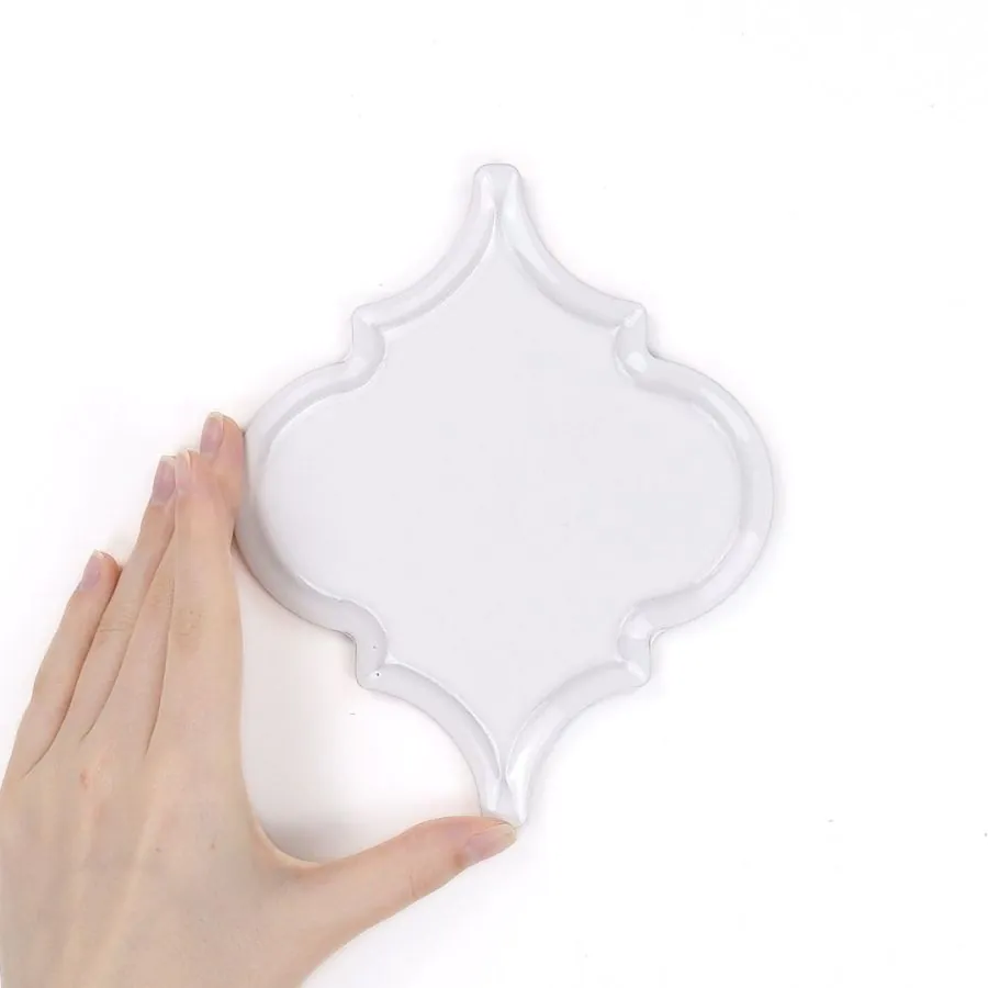 Płytka Arabeska Carska Biała Połysk